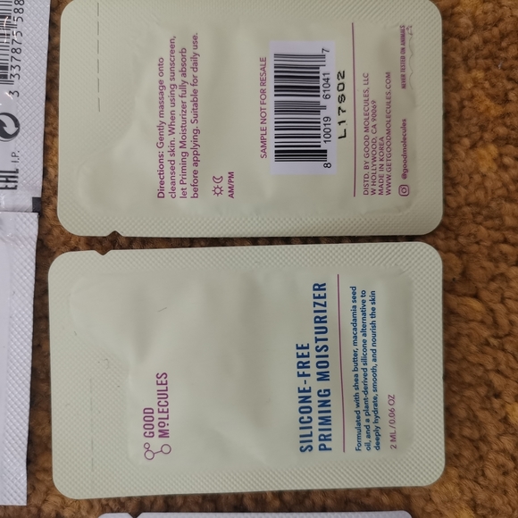 Moisturizer samples vichy philosophy laneige - Picture 3 of 7